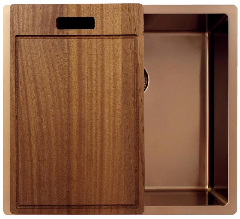 Pure.Sink Exclusivo Medené umývadlo 45x40 cm 10mm polomer podstavca, plochá konštrukcia a nadstavba PEX4540-62