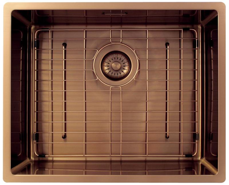 Pure.Sink Exclusivo Medené umývadlo 50x40 cm 10mm rádius podstavca, rovného stavebného dielu a nadstavby PEX5040-62