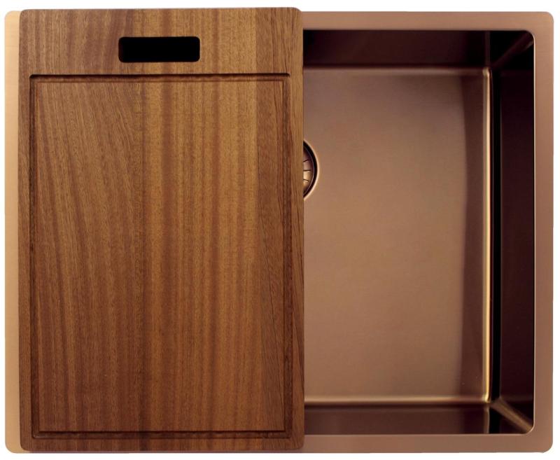 Pure.Sink Exclusivo Medené umývadlo 50x40 cm 10mm rádius podstavca, rovného stavebného dielu a nadstavby PEX5040-62