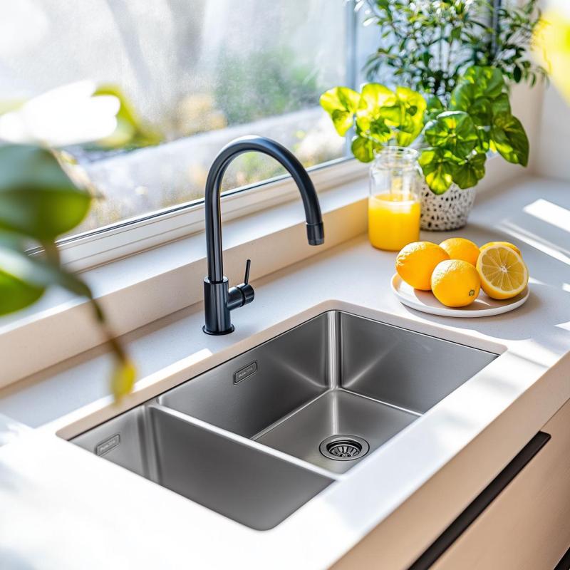 Pure.Sink Exclusivo RVS 1,5 polovicný drez 18+34 cm 10mm polomer PEX183440-02