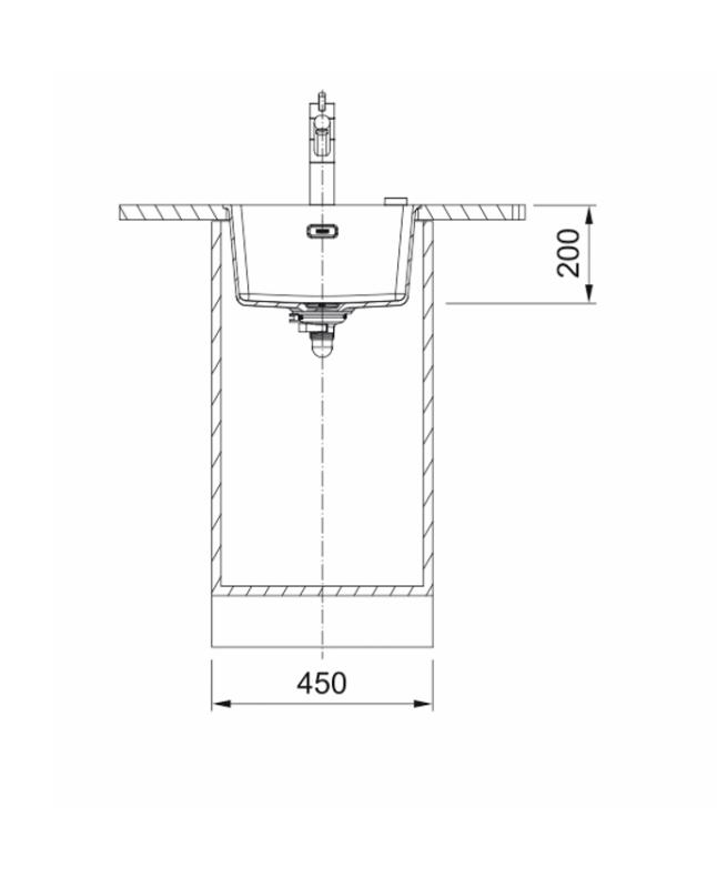 Franke Maris MRG 210-37 Fragranite Coffee cream drez na rovnú montáž 135.0725.664