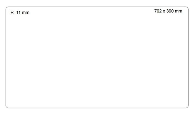 Quadri Newport II Dvojitý Antracitový Granitový Podstavec Umývadla 702 x 390 mm s Nerezovou Zátkou 1208971384