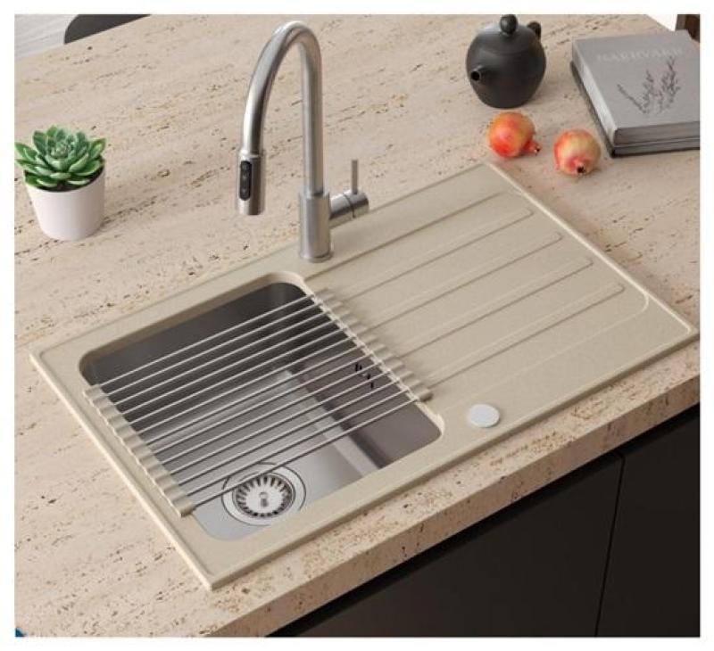 Quadri Viora Kuchynská miešacia batéria RVS 3-cestná s extra pripojením pre filtrovanú vodu 1208971404