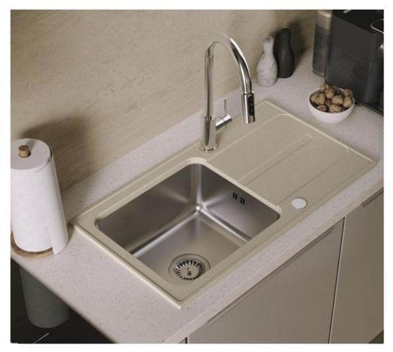 Quadri Viora Kuchynská zmiešavacia batéria Chróm 3-cestná s extra pripojením pre filtrovanú vodu 1208971405