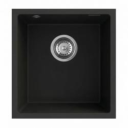 Graniteland Miniva Granitový drez Čierny podstavcový 385x410 mm 1208971450
