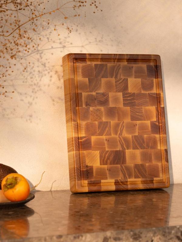 Woodsea Woodstone Ash S - Essen Drevená Doska na Krájanie Štvorcová 20x20cm 1208971526