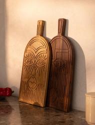Maska Woodsea Oak - Dubová maska na krájanie a podávanie 38x19 cm 1208971562