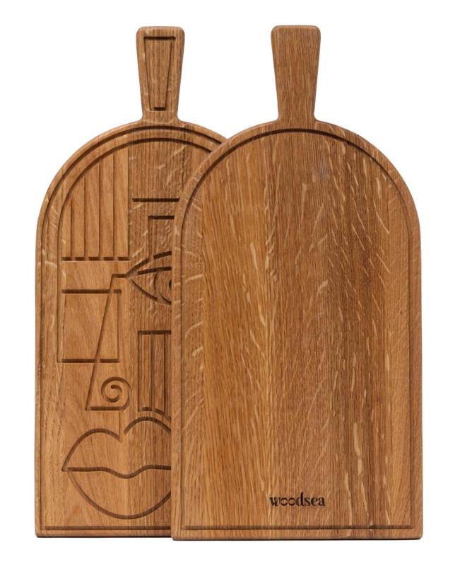 Maska Woodsea Oak - Dubová maska na krájanie a podávanie 38x19 cm 1208971562