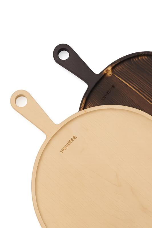 Spálený Borovicový Drevený Doska na Pizzu 47x35 cm 1208971580