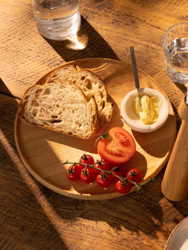 Woodsea Serving L - Okrúhla podnos z dubového dreva Ø45 cm 1208971588