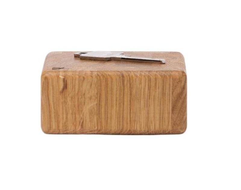 Woodsea End Grain Oak - Kľúčový držiak z dubového dreva 9x9 cm 1208971600