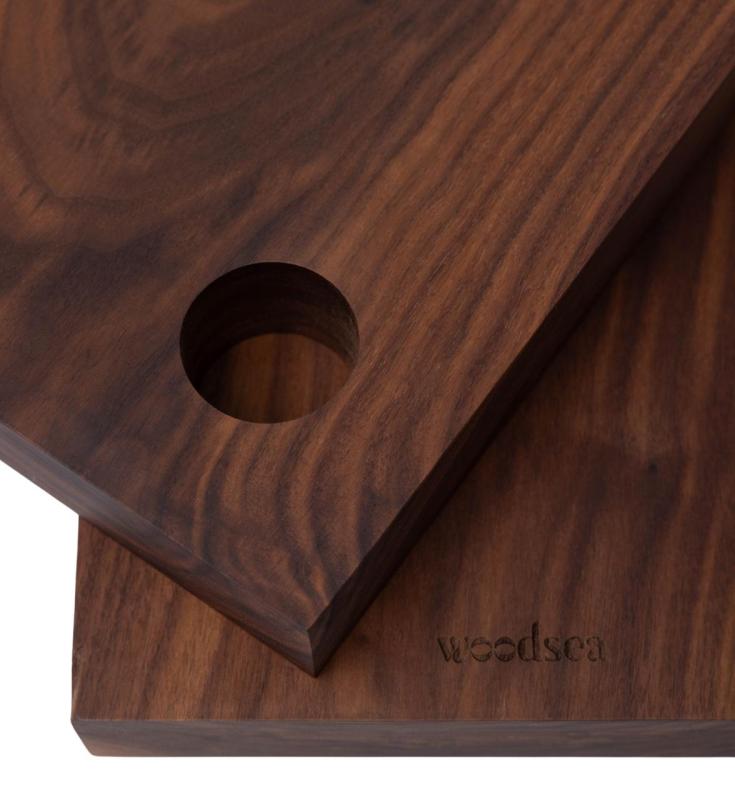 Woodsea Block Walnut M - Orechové drevené sekačky 33x22 cm 1208971606