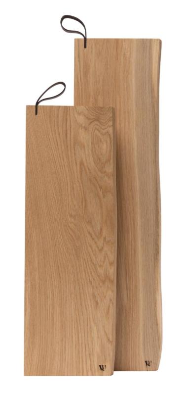 Woodsea Serving L - Dubová servírovacia doska 70x17 cm s koženou rúčkou 1208971616
