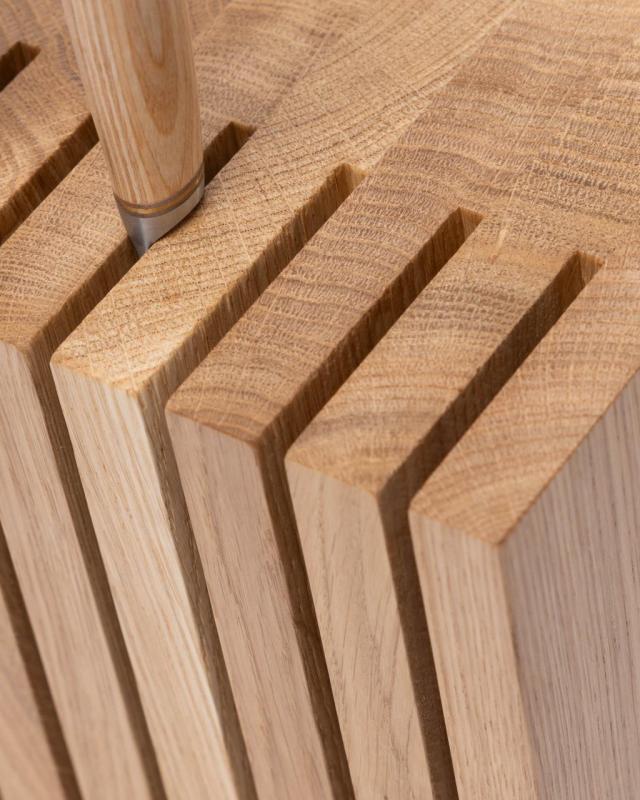 Woodsea Block Oak S - Dubový Držiak na Nože Blok 13x8 cm 1208971617