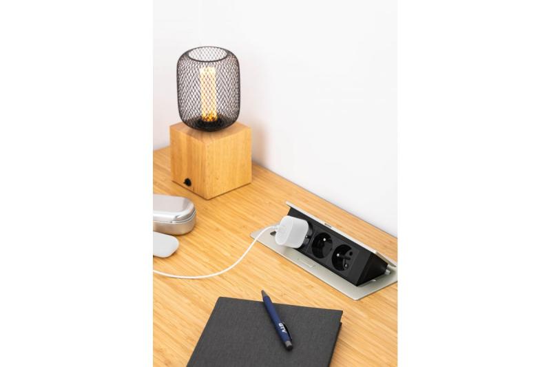 SOFT výsuvná elektrická zásuvka, napájací kábel 1,5 m