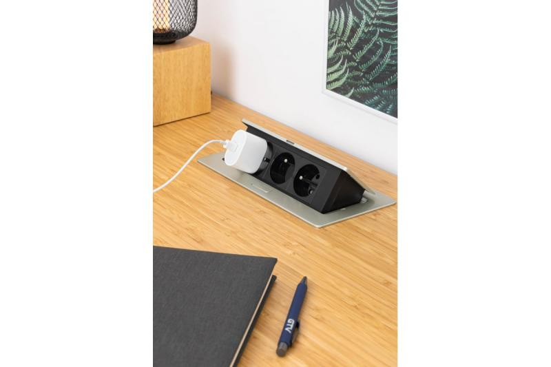 SOFT výsuvná elektrická zásuvka, napájací kábel 1,5 m