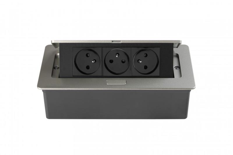 SOFT výsuvná elektrická zásuvka, napájací kábel 1,5 m