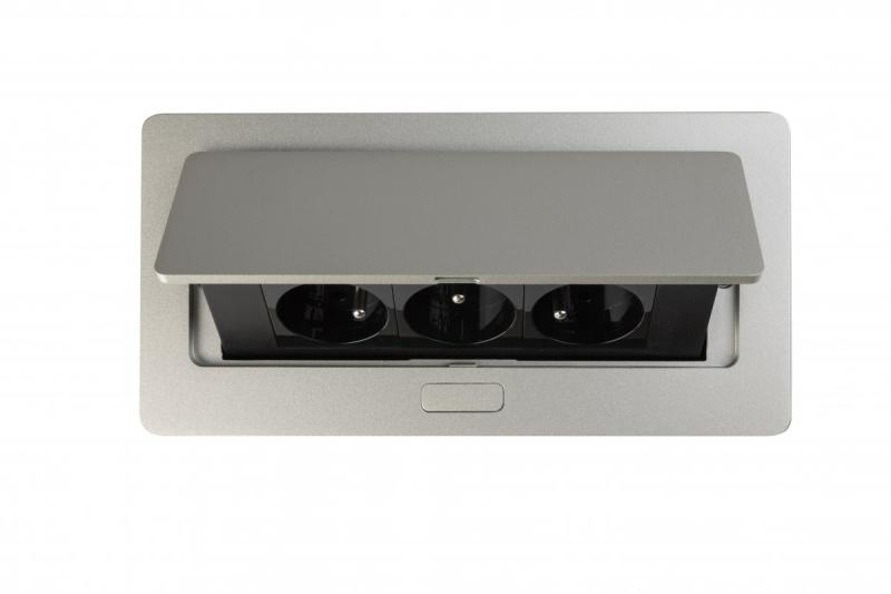 SOFT výsuvná elektrická zásuvka, napájací kábel 1,5 m