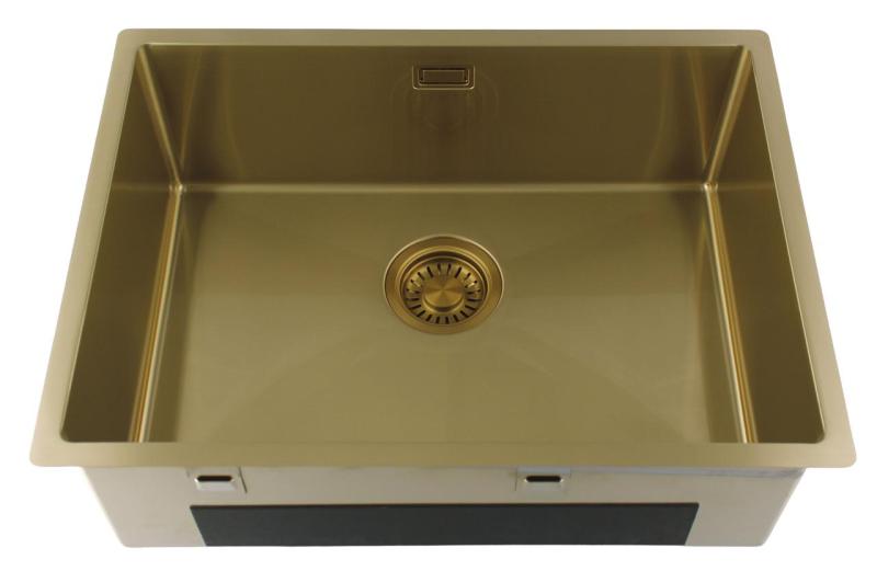 Pure.Sink Luxion Zlatý drez 55x40 cm podstavný, zapustený a nadstavbový PLX5540-60