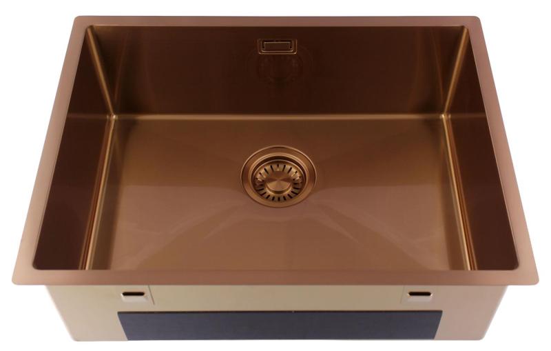 Pure.Sink Luxion Medený drez 55x40 cm podstavný, zapustený a nadstavný PLX5540-62