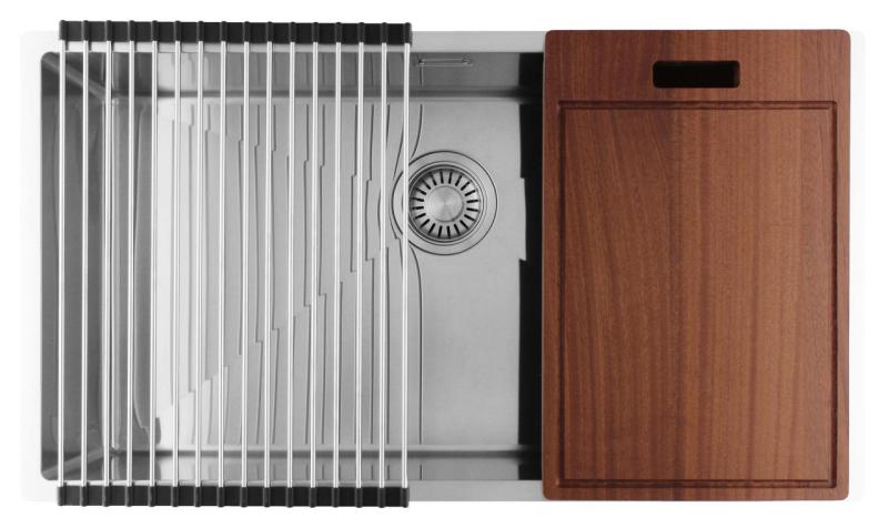 Pure.Sink Luxion Veľký nerezový drez 74x40 cm podstavný, zapustený a nadstavbový PLX7440-02