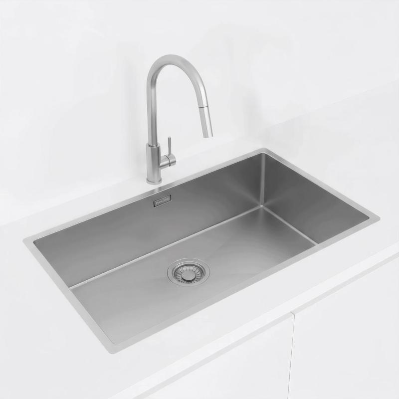 Pure.Sink Luxion Veľký nerezový drez 74x40 cm podstavný, zapustený a nadstavbový PLX7440-02