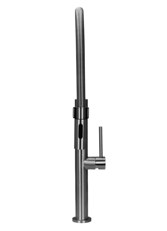 Pure.Sink Luxion Masívny nerezový kuchynský kohútik profi s flexibilným výtokom a 2 typmi prúdu PLXFLEX-02