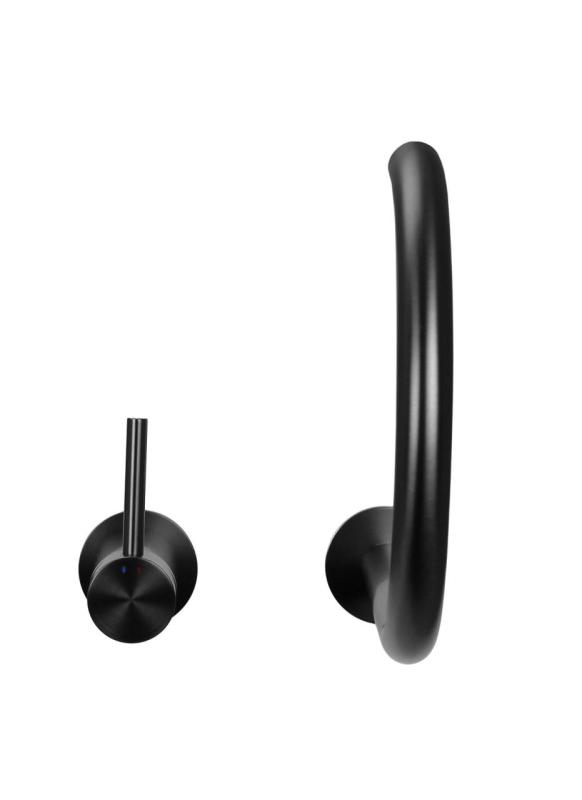 Pure.Sink Luxion 2-otvorový kuchynský batériový kohútik z gun metal s okrúhlym výtokom PLX2HR-61