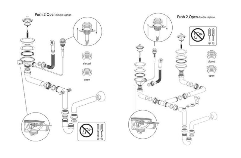 Quadri Luton pearl beige granitový nadstavbový drez s odkvapkávačom, reverzibilný 100x50cm s medenou zátkou 1208971770