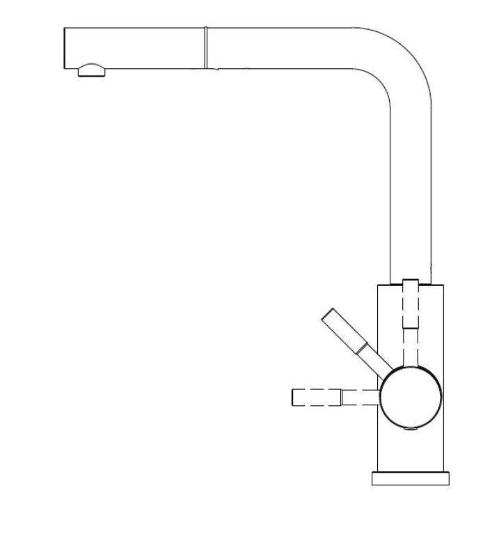 Pure.Sink Elite Steel Spark-S kuchynská batéria PVD medená so vysúvateľným výlevkom PS8041-62