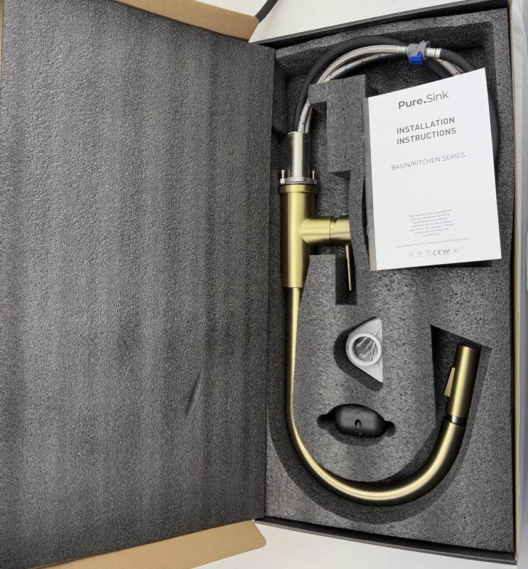 Pure.Sink Elite Steel Stream-S kuchynská batéria PVD medená s vytiahnutým výlevom PS8045-62