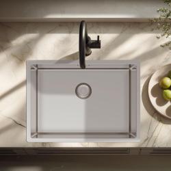 Pure.Sink Exclusivo Špeciálny 35 cm dlhý nerezový drez 50 x 35 cm, polomer 10 mm PEX5035-02