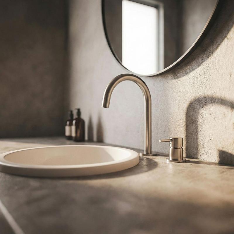 MURO TUA 2-otvorová umývadlová batéria chróm s okrúhlym výtokom 1208972104