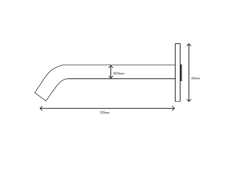 MURO TUA kúpeľňová batéria chróm M1.CA3.W.15.CR