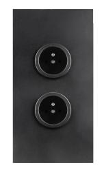 Indux Corner Energetická lišta s 2 zásuvkami Penaarde Čierna 1208972278