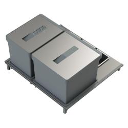 Indux Sort Odpadkový systém 2-dielny Ručné ovládanie pre výsuvné zásuvky 1208972319