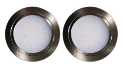 Indux Luma Vstavaná kuchynská linka Multi Tone LED Set 2 bodové svietidlá v nerezovom vyhotovení 1208972400