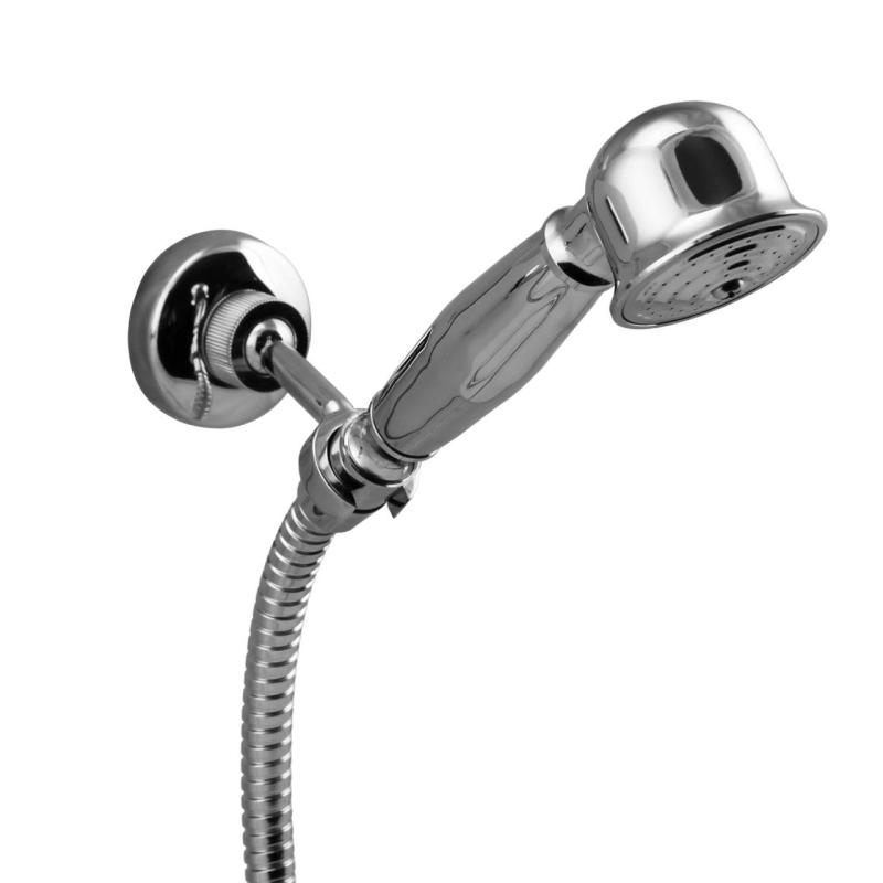 Aquanello Heritage Ascot Klasická sprchová batéria s hviezdicovými gombíkmi, chróm, vrátane ručnej sprchy CR-2002-HA