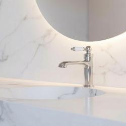 Aquanello Heritage Manor Klasická nostalgická batéria k umývadlu, chróm CR-1001-HM