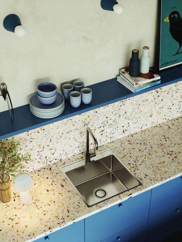 Aquadesign Plana Nerezová montážna drezová vaňa 48 x 49 cm s otvorom na batériu vrátane sifónu a odtokovej zátky Clickclack 1208972559