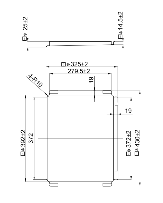Pure.Sink Exclusivo Medená odkvapkávacia miska, odkvapkávacia doska 440 x 335 mm pre drez PEXTRAY-62