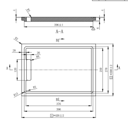 Pure.Sink Exclusivo Drevená doska na krájanie Bamboo 42 x 30 cm do drezu PEXCB40-24