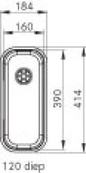 Franke drez Largo LAX 110.16D podstavba 1120157550
